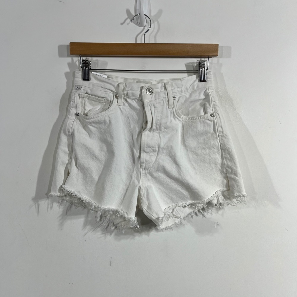 Citizens of Humanity Marlow Euro Summer High Rise Denim Shorts Womens 24 Preppy